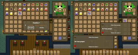 Song of the Myrne: le stacking et le dépôt d'objets