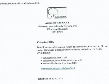 association ARBRES