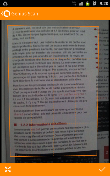 Scanner tous vos documents avec votre tablette ou smartphone, Genius Scan SC20140204-092040