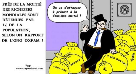 1 % de la population contrôle 50 % des richesses