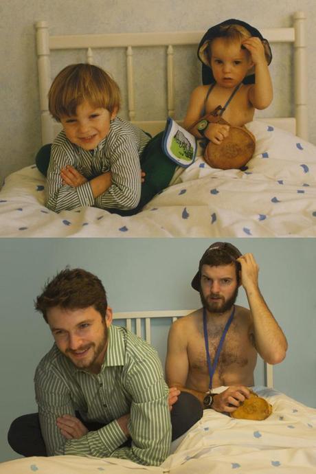 Deux frères recréent les photos de leur enfance ! Deux frères recréent les photos de leur enfance