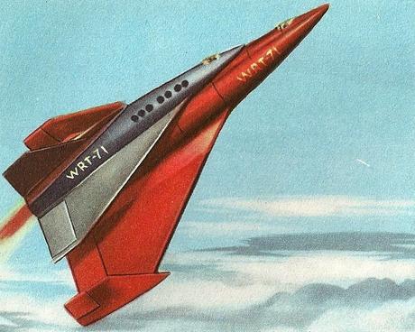 Voici le Rocket, c'est à dire l'avion à réaction de l'avenir
