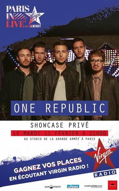 One Republic en concert privé à Paris mardi 11 février