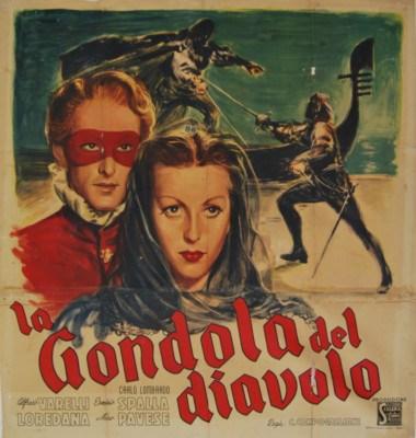 La gondola del diavolo - affiche originale de 1946