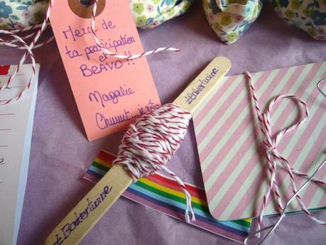 cadeau girly mot en fil de fer recouvert de tissu rangement bakker twine (2)