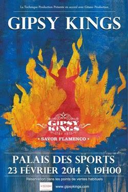 Préparez-vous ! Le 23 février 2014, ils enflamment le Palais des Sports de Paris... The Gipsy Kings are back !