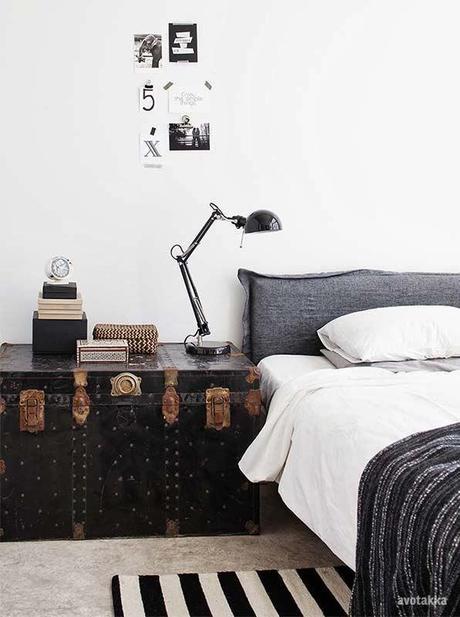 Déco black & white n°1 : la chambre