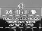 places Away Skylax avec Nicholas (live), Hardrock Striker Anagrame Badaboum