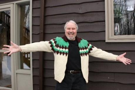Monte Hummel, président honoraire de WWF-Canada, prêt pour la Journée de la p’tite laine.