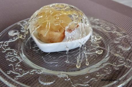 [Spécial Saint Valentin] Dôme de boudin aux pommes / Caramel dome of white sausage and apple