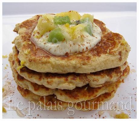 Pancakes au yogourt et au fromage cottage