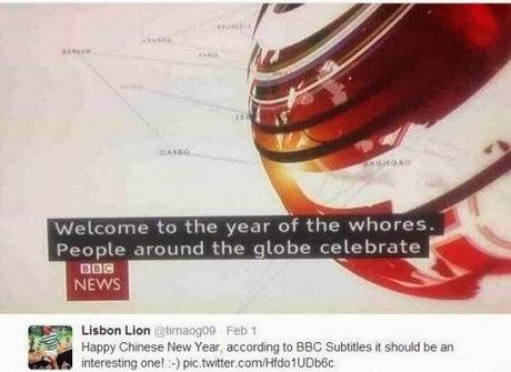 Bienvenue dans l’année des prostituées, la bourde de la BBC
