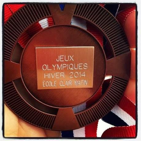 Et la première médaille olympique vient d'être gagnée par... Ma fille! #Sotchi