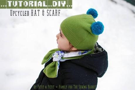 bonnet echarpe recycle pull DIY : un bonnet et une écharpe à partir dun pull à recycler