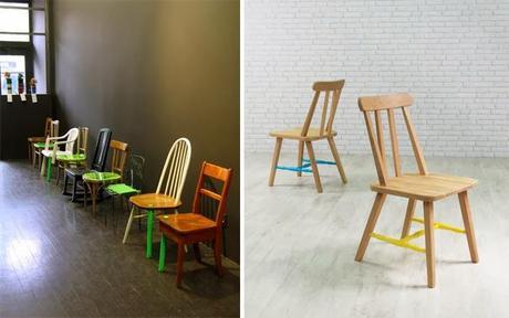 chaises d'artistes