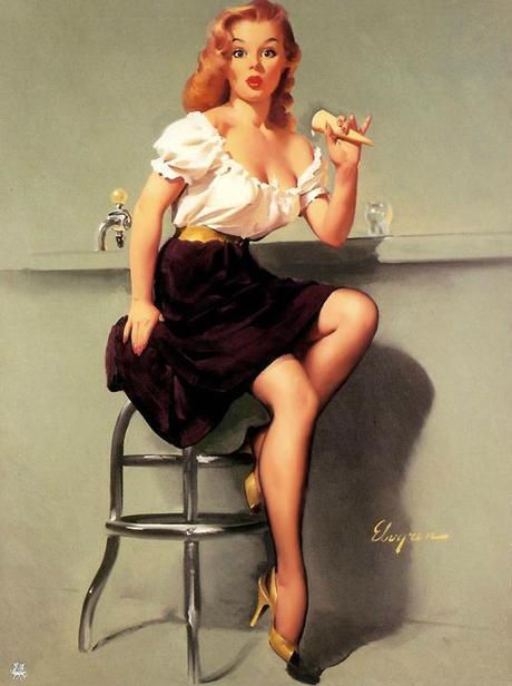 12-pin-up-painting-by-gil-elvgren