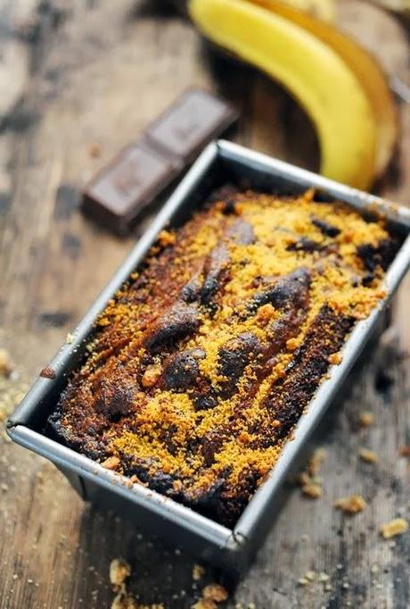 Cake à la banane et au chocolat aux noisettes juste pour le plaisir… juste… enfin comme d'habitude les choses ne sont jamais aussi simples avec moi !