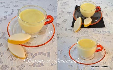 Crème aux Calissons.
