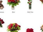 Offrir fleurs pour Valentin avec Interflora