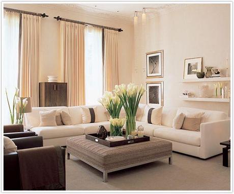 Living room furniture arrangement