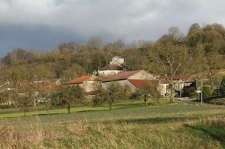Coq et clocher : Brixey-aux-Chanoines