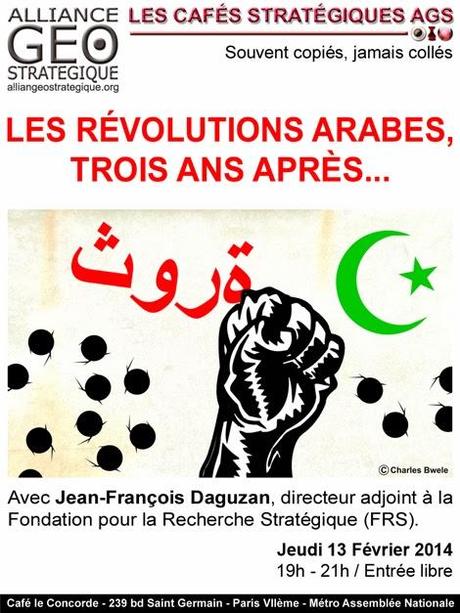 Cafés Stratégiques AGS : Les révolutions arabes, trois ans après...