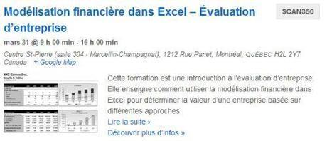 Formation Évaluation d'entreprise