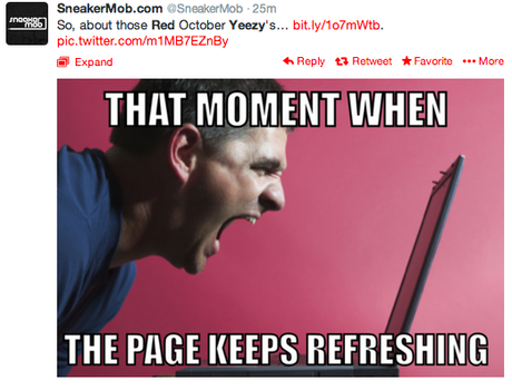 Nike surprend la toile en annoncant la Yeezy 2 Red October sur Twitter