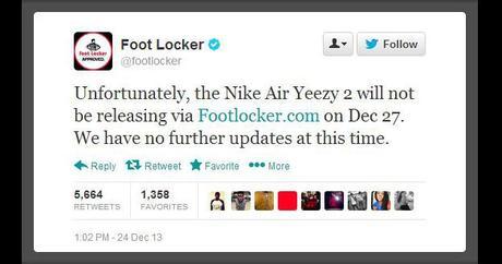 Nike surprend la toile en annoncant la Yeezy 2 Red October sur Twitter