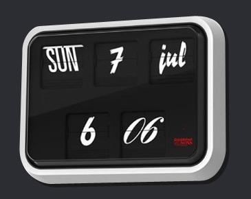 established-and-sons font clock