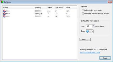 N'oubliez plus les anniversaires