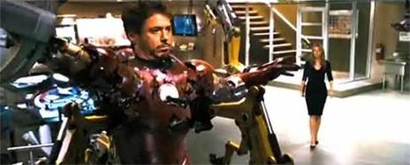 Le bouclier de Captain America dans Iron Man !