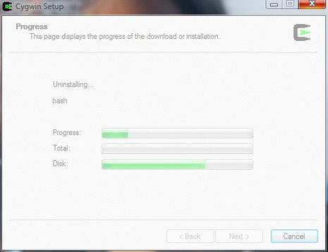 Le download de Cygwin crashe sous Vista