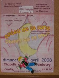 Clément au cours de musique