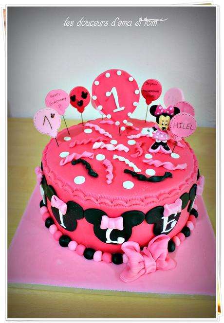 Cake design Minnie birthday