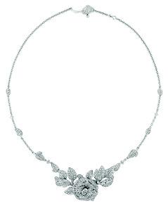 Collier Rose Dior Bagatelle Grand modèle - Diamants