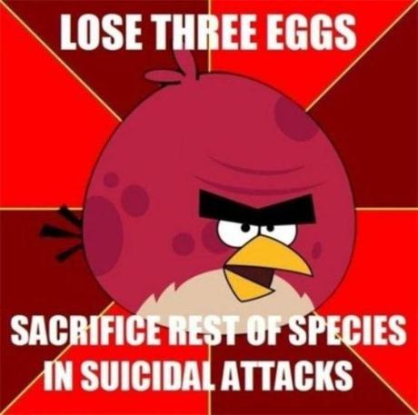 On a perdu 3 oeufs... sacrifions le reste de l'espèce dans une attaque suicide!