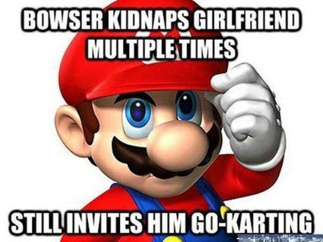Bowsers a kidnappé de nombreuses fois ma petite amie. Invitons le à faire une course de karting!