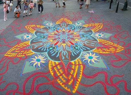 Les peintures de sable de Joe Mangrum