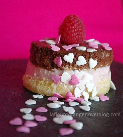 Gâteau au chocolat et framboise : Spécial st valentin