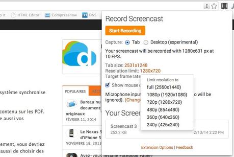 Screencastify Créez des screencast avec Screencastify, une extension Chrome 