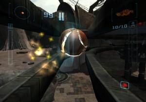 Metroïd Prime : Les passages en Morphing Ball se gèrent facilement.