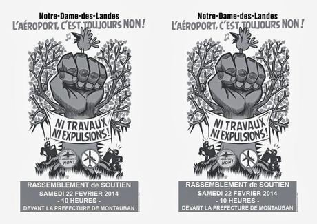 22 février à Montauban - en soutien à la manif de Nantes