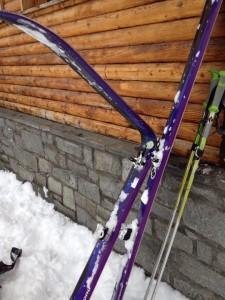 ski cassé