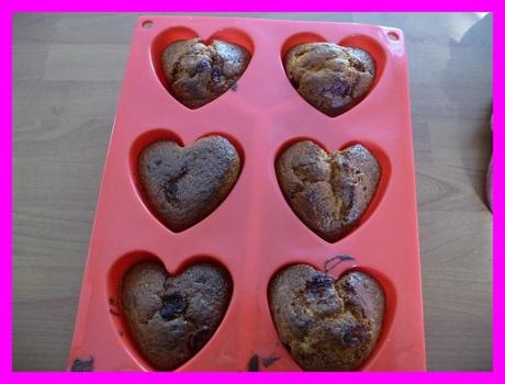 Petits coeurs aux cranberries