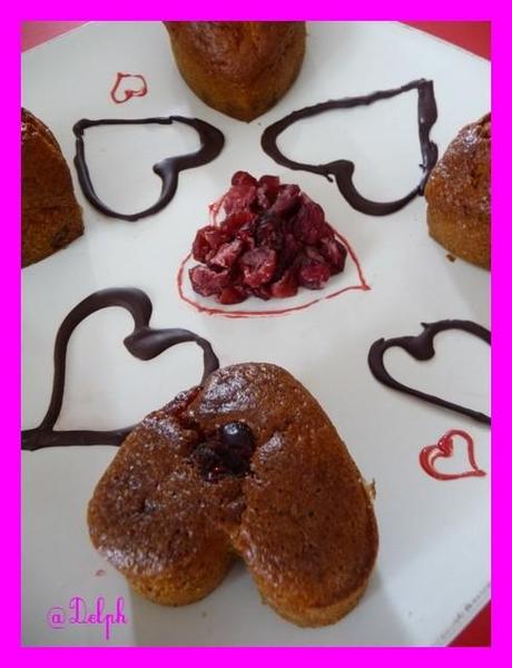 Petits coeurs aux cranberries