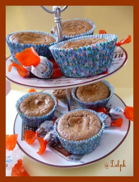 Muffins schokobons et chocolat.