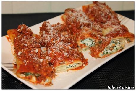 Cannelloni Ricotta et blettes, bolognaise {Pates Fraiches HomeMade}