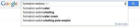 google suggest mots clés