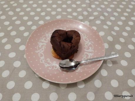 [Spécial Saint Valentin] Moelleux au chocolat et coeur coulant passion-gingembre / Chocolate, passion fruit and ginger lava cake